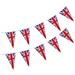 FY24 Summer Savings! WJSXC Home and Garden Clearance Jack Flag Set British Hand Held Flags 10Mx38PCS UK Triangular Bunting B