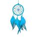 YUEHAO Home Decor Room Decor Catcher Feathers Bedroom Living Ethnic Car Handmade Dream- Handmade Wind Chimes Wind Chimes Blue