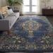 Nourison Passionate Persian Navy 7 10 x 10 Area Rug (8x10)