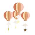 Air Balloon Hot Paper 3D Pendant Hanging Decorations Garland Decor Party Decoration Clouds Baby Cloud Balloons Ceiling