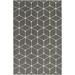 Loomaknoti Terrace Tropic Shamid 5 x 7 Geometric Indoor/Outdoor Area Rug Gray/White