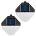 Moocorvic 2Pcs Solar Outdoor Lights Waterproof Solar Motion Sensor Outdoor Lights Waterproof Solar Powered Wall Lights for Garden Patio Yard Deck Pendant Lights...