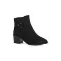 WIDE FIT Marge Ankle Boot - black