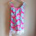 Lilly Pulitzer Dresses | Lilly Pulitzer 100% Cotton Seashell Dress, Womens Size 4 | Color: Blue/Pink | Size: 4