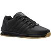 Sneaker K-SWISS "Rinzler", Gr. 47, schwarz (schwarz, gum), Leder, sportlich, Schuhe