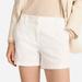 J. Crew Shorts | J Crew 4” Stretch Chino Shorts In White. Women’s Size 6 | Color: White | Size: 6