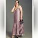 Anthropologie Dresses | Dhruv Kapoor Tiered V-Neck Dress, Brand New, Size 3x | Color: Purple | Size: 3x