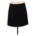 Ann Taylor LOFT Outlet Casual Skirt: Black Solid Bottoms - Women's Size 8
