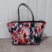 Kate Spade Bags | Kate Spade Floral Watercolor Tote Bag Pink Red Blue | Color: Blue/Red | Size: Os