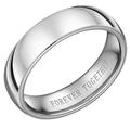 Willis Judd Forever Together Mens Tungsten Ring In Fit Box 6mm Wedding Band Ring for Men Engagement Ring Comfort Fit Size V