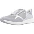 Geox Women's D Bulmya Sneaker, Silver Lt Grey, 6 UK