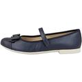 Geox Girl's Jr Plie' Ballet Flat, Navy, 1.5 UK