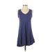 Lulus Casual Dress - DropWaist: Blue Dresses - Women's Size X-Small