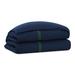 Eastern Accents Fairuza Copley Navy/Green Linen Duvet Cover Linen in Blue/Green/Navy | Super Queen Duvet Cover | Wayfair 7PW-DV1-478