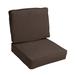 Birch Lane™ Davana Indoor/Outdoor Sunbrella Seat/Back Cushion Acrylic in Pink/Brown | 5 H x 30 W x 27 D in | Wayfair