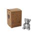 Glass Teddy Bear Figurine In Gift Box