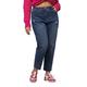 Ulla Popken Damen Mom Jeans, Blue Denim, W33 / L32