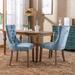 High-end Tufted Modern Velvet Upholstered Dining Chair 2Pcs