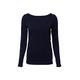 ESPRIT Damen 023ee1k312 T-Shirt, 400/Navy, M