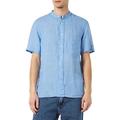 Tommy Hilfiger Herren Hemd Leinenhemd, Blau (Cloudy Blue), XL