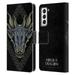 Head Case Designs Officially Licensed House Of The Dragon: Television Series Graphics Dragon Head Leather Book Wallet Case Cover Compatible with Samsung Galaxy S21 5G