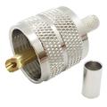 UHF Male - PL259 for LMR400/Belden 9913 Coax Cable - 6 Pack of UHF Male Connectors PL259 LMR-400/ CNT400