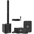 Mackie SRM-Flex 1300w Portable Line Array DJ Speaker PA System w/Sub Bundle with AKG Mic