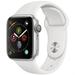 Pre-Owned Apple Watch Series 4 44mm GPS - Silver Aluminum Case - White Sport Band (2018) - Fair