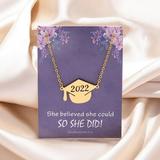 Apmemiss Clearance Graduation Gifts 2022 Graduation Gifts Pendant Necklace Ladies Necklace Memorial Pendant Jewelry Gift College Graduation Necklace Friendship Gifts For Her Graduation Decorations