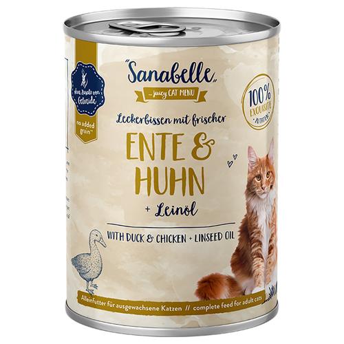 6 x 400 g Sanabelle All Meat Forelle & Rind Katze Nassfutter