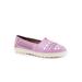 Women's Rory Flat by Trotters in Lavender Silver (Size 8 M)