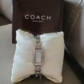 Coach Accessories | Authentic Coach Diamond Watch | Color: Silver | Size: 7"