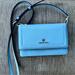 Michael Kors Bags | Like New Michael Kors Blue Pebbled Leather Crossbody Wallet Purse Clutch, | Color: Blue | Size: 7x5