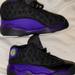 Nike Shoes | *Rare* Auth New Nike Jordan 13 Retro Hightop Sneakers- Purple/Black- 7c Kids | Color: Black/Purple | Size: 7 C