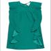 Kate Spade Dresses | Kate Spade Green Cascading Toddler Girls Ruffle Dress | Color: Green | Size: 3tg