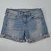 American Eagle Outfitters Shorts | American Eagle Outfitters Size 6 Demin Jean Cut-Off Shorts. Distressed/Cuffed | Color: Blue | Size: 6