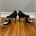Jessica Simpson Shoes | Jessica Simpson Black And Gold Heels | Color: Black/Gold | Size: 6.5