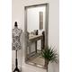 Milton Manor Large Silver Decorative Antique Style Chic Wall Mirror 5Ft3 X 2Ft5 (160cm X 74cm)