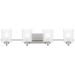 Kolt 4-Light Brushed Nickel Vanity Light