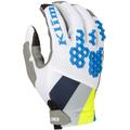 Klim Mojave 2023 Guanti da motocross, bianco-verde-blu-giallo, dimensione 2XL