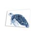 Bay Isle Home™ Turtle in the Blues by Elizabeth Medley - Unframed Graphic Art Plastic/Acrylic | 16 H x 24 W x 0.25 D in | Wayfair