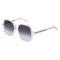 Isabel Marant IM 0077/G/S Damen-Sonnenbrille Vollrand Eckig Acetat-Gestell, transparent