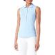 Tommy Hilfiger Damen Poloshirt Kurzarm Ärmellos, Blau (Vessel Blue), XL