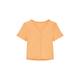 TOM TAILOR Mädchen 1036359 Kinder T-Shirt mit Knopfleiste, 22225-Washed Out Orange, 140
