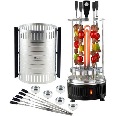 Zilan - Kebap Maker Schaschlikspieß Maker Schaschlik Grill Kebap Grill 5 Spieße Fettauffangschale Image