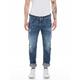 Replay Herren Jeans Grover Straight-Fit Aged aus Bio-Baumwolle, Blau (Medium Blue 009), W36 x L32