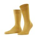 FALKE Herren Socken Sensitive Malaga M SO Fil d´Écosse Baumwolle mit Komfortbund 1 Paar, Gelb (Hot Ray 1282) neu - umweltfreundlich, 43-46