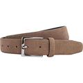 Hackett London Herren Suede Feather Edge Belt, TAN, 36