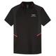 HACKETT LONDON Men's Amr Hybrid Polo Shirt, Black, XS