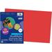 SunWorks PAC9907 Construction Paper 50 / Pack Holiday Red